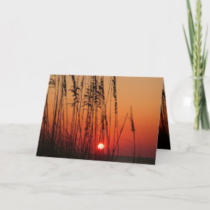 Perfecte zonsondergang - Gepersonaliseerd Kaart
