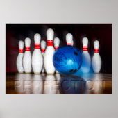 Perfectie, Bowling 300 game, Wall Art Poster (Voorkant)