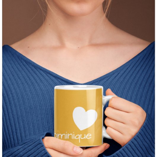 Perfection Apricot - Mug De Café Avec Un Coeur