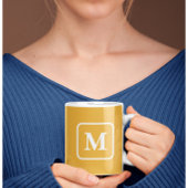 Perfection d'abricot - Mug de café monogramme