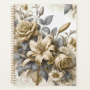 Perfection florale Jaune antique