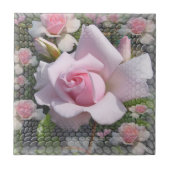 Perfection rose ~ Carreaux en céramique (Devant)