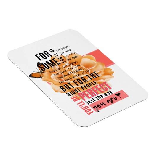 Perfectioneer enkel de manier u geïllustreerd cita magneet (Rechterzijde)