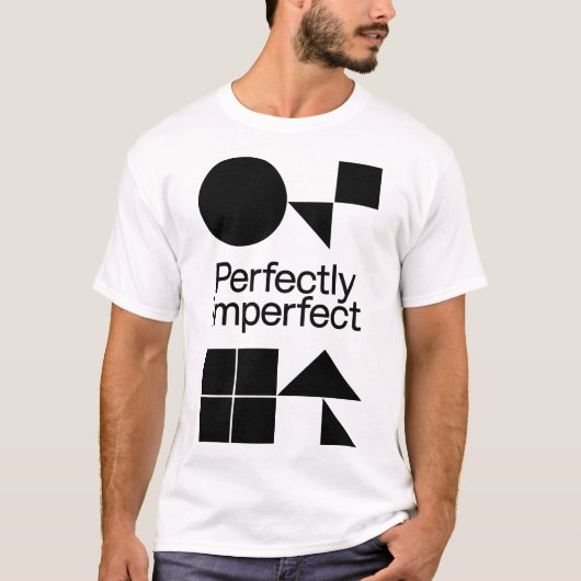 Perfectly Imperfect - Geometric Harmony T-shirt (Voorkant)