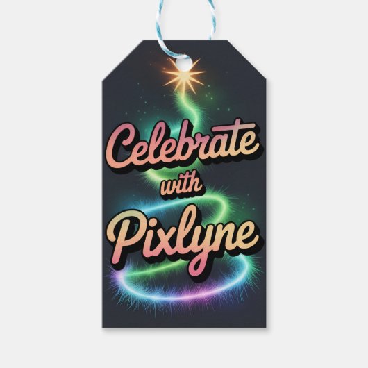 Perfectly Misaligned Celebration Tag 1 Cadeaulabel (Voorkant)