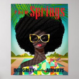 Perfectly Palm Springs Art Print