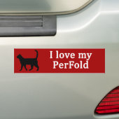 PerFold Liefde Bumpersticker (Op auto)