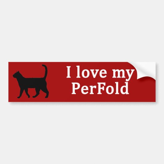 PerFold Liefde Bumpersticker (Voorkant)
