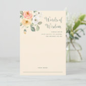  perforatie | Kaart advies Baby shower (Staand voorkant)