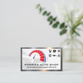 Performance Auto Onderdelen Logo's Zakelijke Kaart Visitekaartje (Staand voorkant)