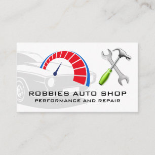 Performance Auto Parts Icons Tool Visitekaartje