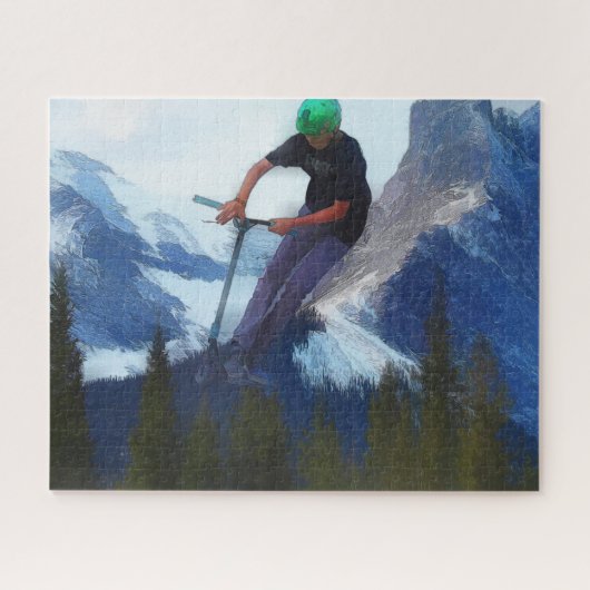 Performance de pointe - Scooter Boy Jigsaw Puzzle (Horizontal)