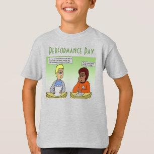 Performance Payez le T-shirt du garçon Grey