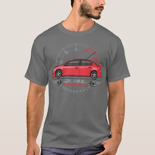 Performance Red Car funny T-shirt (Voorkant)