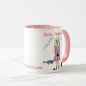 Performances stellaires ! Mug (Devant droit)