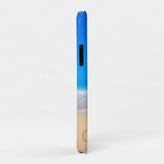 Perfortuinharten in zand gezinsmonogram Case-Mate iPhone case (Achterkant/rechts)