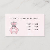 Perfume Boutique Visitekaartje (Voorkant)