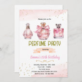 Perfume Party Invitation (Devant / Derrière)