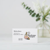 Perfume Sniper Visitekaartje (Staand voorkant)
