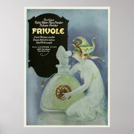 perfume van 1920 voor de printer en voor de vrouw poster