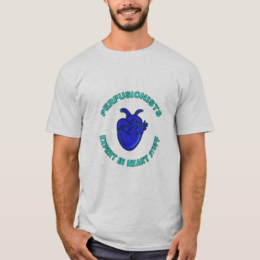 Perfusionist expert in hartstuif t-shirt (Voorkant)