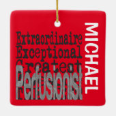 Perfusionist Extraordinaire CUSTOM Keramisch Ornament (Achterkant)