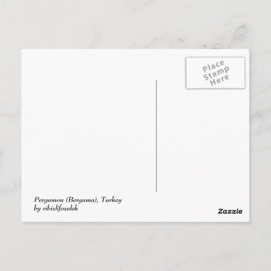 Pergamon Briefkaart (Achterkant)