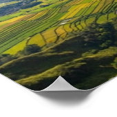 Pergasingan Hill Sunrise Rinjani View Wall Art Poster (Hoek)