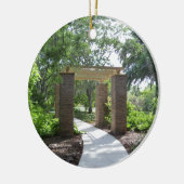 pergola op pad keramisch ornament (Links)