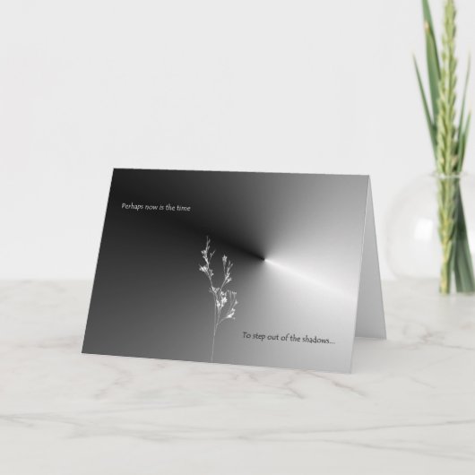 Perhaps now is the time kaart (Voorkant)