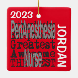 Peri-anesthesie Verpleegkundige Buitengewoon AANGE Keramisch Ornament