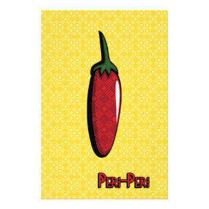 Peri-Peri Chili Pepper Art Print Foto Afdruk