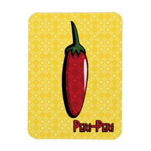 Peri-Peri Chili Pepper Flexibele magneet