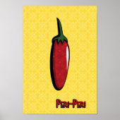 Peri-Peri Chili Pepper Poster (Voorkant)