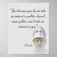 Pericles citeren over beleid