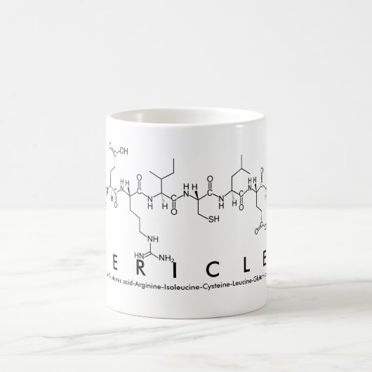 Périclès nom de peptide mug (Centre)