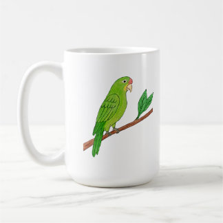 Perico verde del trópico koffiemok
