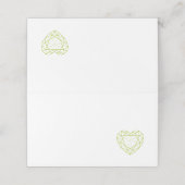 Peridot 1-jarig hartplaatje (Buitenkant ongevouwen)