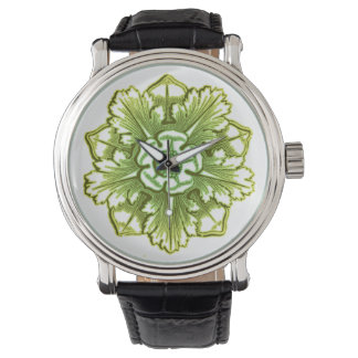 Peridot Green Antiek Rosette Watch Horloge