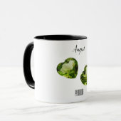 Péridot Green Heart Café Mug August Gemstone (Devant gauche)