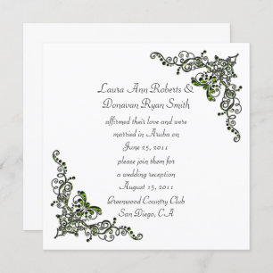 Peridot Green Jewells op Silver Background Kaart