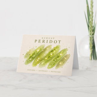 Peridot Kristal Streep Kaart