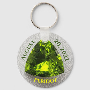 Peridot Trillion Sleutelhanger