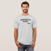 Perineum Falcons Quotes 2 T-shirt (Voorkant volledig)