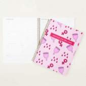 Période / Cycle menstruel - Votre nom /Monogramme (Devant avec enveloppe)