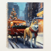Période de fêtes d'Akita de Noël (Devant)