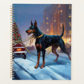 Période de fêtes de Noël Doberman (Devant)
