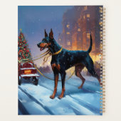 Période de fêtes de Noël Doberman (Dos)