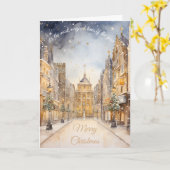 Période la plus magique de l'année Cartes de Noël (Fleur jaune)