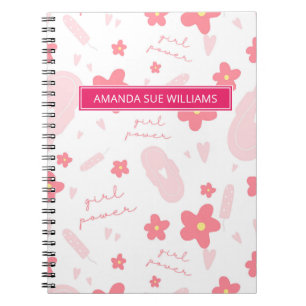 Periode/Menstruatiecyclus - Jouw naam/Monogram nr. Notitieboek
